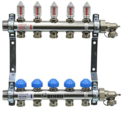 Rehau Heizkreisverteiler für 5 Heizkreise, HKV-D