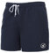 Ladeheid Short de Bain Homme, Séchage Rapide avec Doublure en Filet, Maillot de Bain Homme Piscine, Poches Latérales et Arrière, Taille Élastique avec Cordon LA40-128 (Bleu Marine/Bleu, XL)