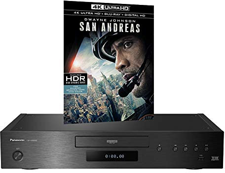 Panasonic DP-UB9000 MULTIREGION for DVD Blu-ray Player Bundle with San Andreas Ultra HD 4K Blu-ray Disc