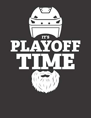 Eishockey Taktikbuch: Spieltaktiken und Anweisungen planen, üben, umsetzen mit diesem Trainingsbuch I Führe Protokoll zu allen Spielzügen und Aufstellungen I A4+ Format I Motiv: Playoff time