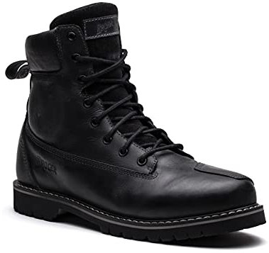 BROGER Alaska Stivali da moto Pelle di vacchetta Protezione caviglia in elastopan Tacchi e punte rinforzati Doppie e triple cuciture Certificazione CE