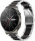 Compatible with Huawei Watch GT2 Pro Bands, Lvbu Stainless Steel Metal Replacement Strap Bracelet Compatible with Huawei Watch GT 2 Pro Smartwatch (Silver-Black)