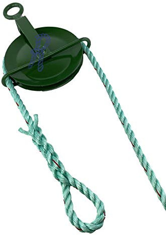 20mm Polysteel Gin Wheel Rope x 10 Metres Complete with Gin Wheel & Soft Eye Splice