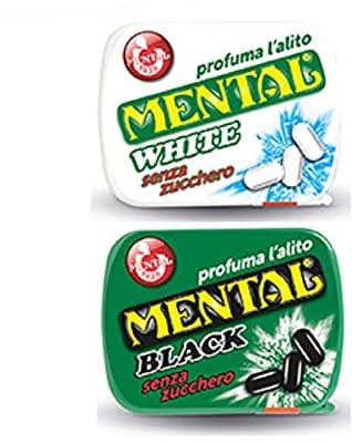 Mental Fassi Pasticche/Confetti alla Menta Liquirizia-Pacco assortito da 24 x 540 g (senza zucchero)