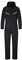 Yukirtiq Herren Arbeitsoverall Reflektierendes Band Arbeitsanzug Overall Arbeitskleidung Handwerker Anzug Arbeitskombi mit Kapuze und Vielen Taschen, Schwarz, L