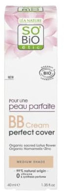 So'Bio Étic BB Perfect Creme, Medium, für perfekte Haut, 40 ml