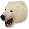 Wild Play Puppet - from Deluxebase. Eco Friendly Natural Latex Rubber Animal Hand Puppets for Kids, Imaginative Pretend Play Toy, Great for Gifts and Party Favors. (Polar Bear)