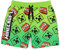 Minecraft Boys Swim Shorts | Blue & Green OR Green Creeper Options | Swimming Trunks with Creeper Steve Alex TNT Explosive Game Characters | Gaming Swimwear Merchandise Gift for Children & Teens
