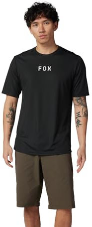 Fox Racing Men's Ranger Short Sleeve Jersey Shirt, Black Moth, Large