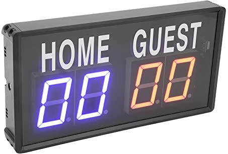Tableau D'affichage électronique, Tableau D'affichage Numérique de Table télécommandé, Tableau D'affichage des Jeux et des Activités, Télécommande de 30 Pieds, luminosité (Prise UE)