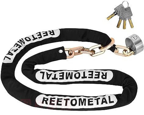 REETOMETAL 6ft×0.36(9mm) Security Chain Lock