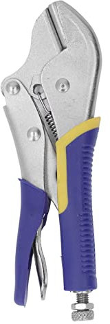 Tissting Gripzangen mit Selbstklemmfunktion, Stahl Feststellzange Einstellschraube Auslösehebel Schlauch Klemmzange für Kupferrohre bis zu 7mm