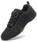 SECHRITE Cheerleading Cheer Schuhe Damen Mädchen Tanz Turnschuhe Dance Sneaker Schwarz Jazz Tanzschuhe Yoga Training Aerobic Schnürschuhe Schwarz 44 EU
