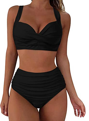 Schlittschuhe mädchen Klamotten mädchen unterwäsche uv Shirt Damen Kurzarm Bikini Bikini one Shoulder Boxershorts Damen Bauch Weg Hose bauchweg Bikinihose Damen Bikini Biki Strandurlaub Must HAV