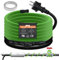 Vrietina Selbstregulierendes Heizkabel, 6M Frostschutz Heizkabel mit eingebautem Thermostat zum Schutz von Wasserrohren Ideal für Pflanzen Wasserdichte mit Schutzkontaktsteck 35W/m 230V IP68