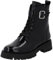Palado Stiefeletten Damen Luilla – elegante Boots Made in Portugal - leicht gefütterte Stiefel - moderne Ankle-Boots Schwarz Lack UK9 - EU42
