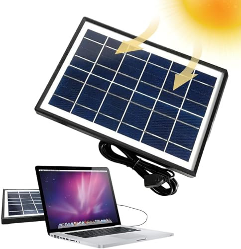Chargeur solaire, banque d'alimentation, 6 W, batterie solaire et chargeur de téléphone portable, kit de panneau solaire pour recharger la batterie pour balcon, tente, fenêtre