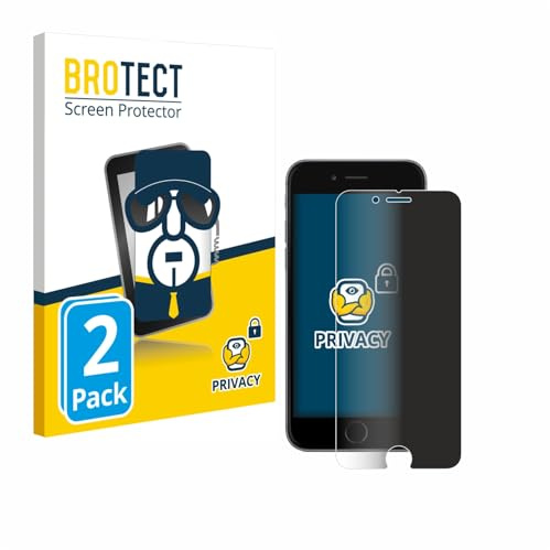 brotect 2 Pack Privacy Screen Protector compatible with Apple iPhone 6S [Anti-Spy, Protection-Film, Blue Light Filter]