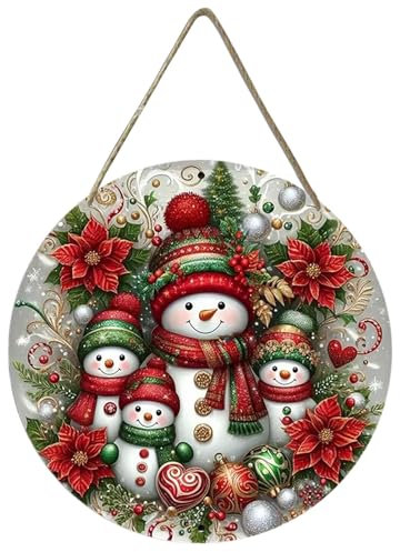 Frohe Weihnachten Schild aus, Türkranz aus, Weihnachtsdekoration, Fensterdekoration, Holzschild, Garten-Wandkunst für Haustür