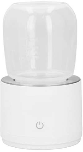 Tragbare Flasche Wärmer, Schnelle Heizung Wiederauf Ladbare Reise Baby Flasche Wärmer 3 Stufen Temperatur Kontrolle Schnur Loser Baby-Muttermilch Wärmer mit 6 Adaptern für Reisen