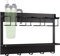 Magnetischer Becherhalter, magnetischer Behälterhalter mit 4 Haken, Edelstahl-Flaschenorganizer, Tumbler Storage für Thanksgiving, Weihnachten, Kühlschrank und Küche