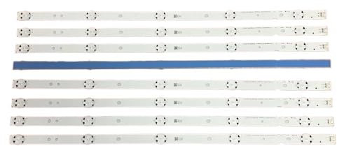 MAKAZHZZRM LED-Streifen passend for Panasonic TX-49DSW504 TX-49ES513E TX-49ESW404 TH-49DX600U TC-49D400B TX-49ES400B TC-49ES600X TX-49DS503E(8pcs for 1 TV)