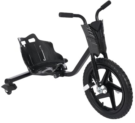 Drift Scooter, Verstellbare Längen, Tret Drifting Ride, Hinteren Rollen mit 2 Universelle Räder, Vergrößerte Vorderräder, Drifting Ride auf 3 Rädern - für Kinder ab 6 Jahren.