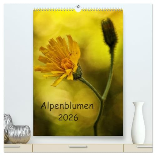 Alpenblumen 2026 (hochwertiger Premium Wandkalender 2026 DIN A2 hoch), Kunstdruck in Hochglanz: Alpenblumen,eine kleine Reise in die Welt der Alpenflora. (CALVENDO Natur)