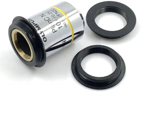 1pc RMS-C Microscope Objective Lens Ring RMS Thread to C Mount Adapter Ring for Microscope Lens Camera M20 M25(1PC RMS to C)