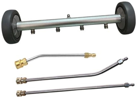 Pressure Washer Power Washer Water Broom Chassis Cleaner Undercarriage Cleaner Gray