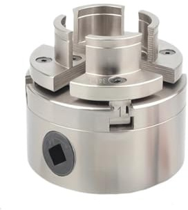 AZQOHMIS 4 Inch 100 MM Woodworking Lathe Chuck M33 4 - Jaw Self Clamp Woodworking Lathe Chuck