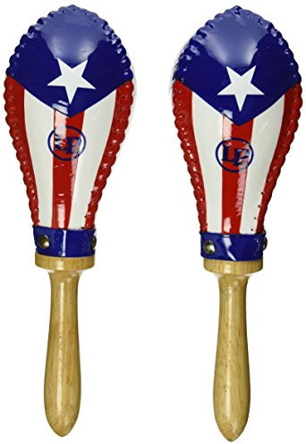 LP LP862215 - Maracas, con diseño de Bandera de Puerto Rico