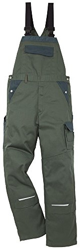 Kansas Icon Arbeitshosen Latzhosen Service Industrie 2-873, Farbe:army hell/army dunkel;Größe:46