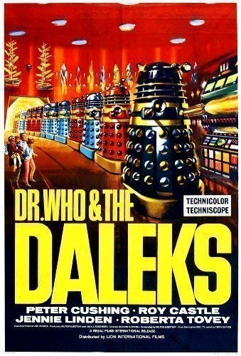 Dr. Who & das Daleks Peter Cushing 1965 TV Plakat des Displayschutzfolie A1 A2 A3 A4 Größen, A3 - 29cm x 42cm