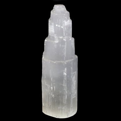 CrystalAge - Grattacielo in selenite, misura M
