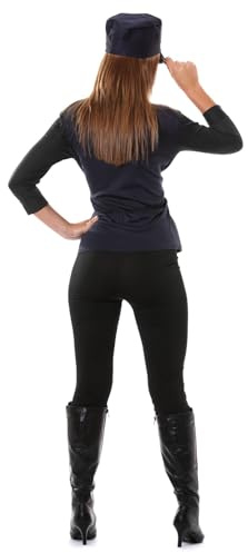 FIESTAS GUIRCA | SWAT Fancy Dress Costume - T-Shirt, Vest, Cap and Trousers - Police, Special Forces and Agent Costumes for Halloween, Carnival and Fancy Dress Parties