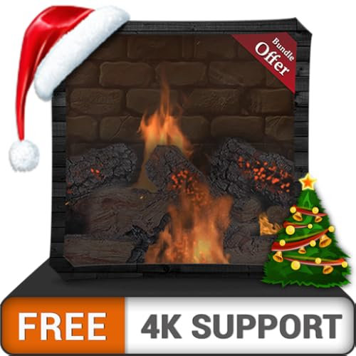 Kostenloses Lagerfeuer-Kaminpaket HD - genießen Sie die gekühlten Weihnachtsferien im Winter auf Ihrem HDR 4K-Fernseher, 8K-Fernseher und Feuergeräten als Hintergrundbild und Thema für Mediation und F