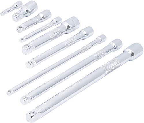 BGS Diy 6113 | Wobble Extension Bar Set | 6.3 mm (1/4) / 10 mm (3/8) / 12.5 mm (1/2) | 9 pcs.