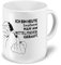 printplanet XXL Riesen-Tasse mit Spruch: Ich Bin Heute Emotional nah am Mittelfinger gebaut. - Kaffeebecher, Sprüchebecher Becher, Mug