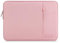 MOSISO Laptop Sleeve Hülle Kompatibel mit MacBook Air 15 Zoll M3 A3114 M2 A2941 2023 2024/Pro 15 A1990 A1707, Surface Laptop 15,Dell XPS 15,Polyester Vertikale Stil Laptoptasche, Rosa