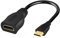 Anbear Mini HDMI to HDMI Adapter, Mini HDMI to HDMI Cable 4K2K for DSLR Camera,Laptop, Camcorder, Tablet and Graphics Video Card