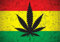 Destination Vinyl Posters A3| Cannabis Rasta Flag Poster Print Size A3 Jamaica Art Poster #14456