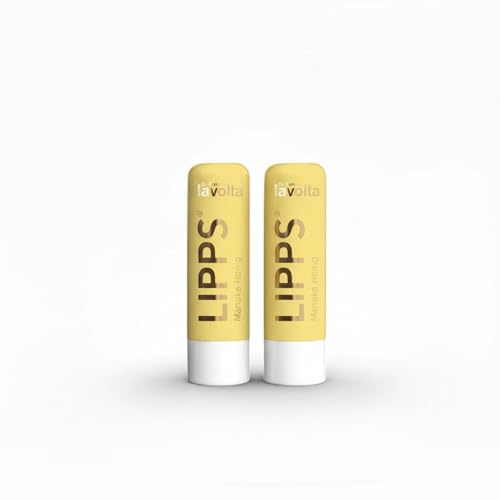 Dr. Armah - Lavolta Manuka-Honig - LIPPS Manuka-Honig Duo (2 x 4,6g) - Lippenpflege mit Sheabutter für langanhaltende Pflege & Schutz - Lippenbalsam für trockene & rissige Lippen