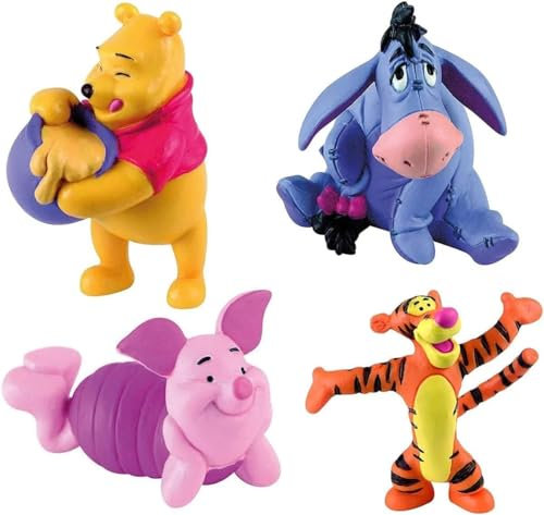 Bullyland Winnie the Pooh - Set di 4 personaggi da gioco