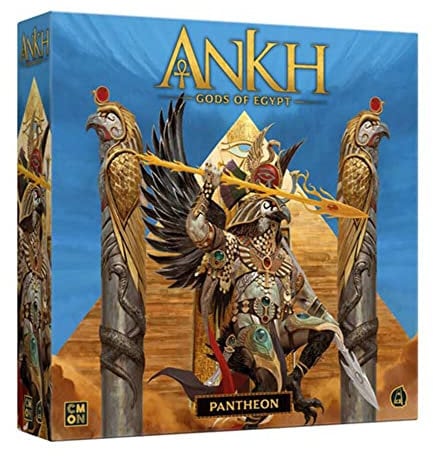Asmodée Cool Mini or Not, Ankh Gods of Egypt: Pantheon Expansion, Board Game, 2 + Players, Ages 14+, 90 Minutes Playing Time