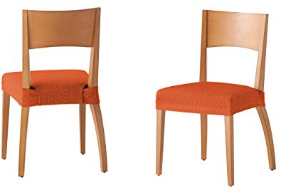 Martina Home Stuhlhusse, Orange, 6er-Pack