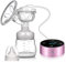 Electric Breast Pump, NEKAN Rechargeable Breastfeeding Pump with 3 Modes 10 Levels, BPA Free, Portable Breast Milk Pump with Touchscreen Smart LED (Purple)
