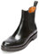 BRITISH PASSPORT - Stivaletti Chelsea Boot Invernali da Donna in Vera Pelle - Suola in Gomma Superleggera - Taglia 38, Nero - Made in Italy