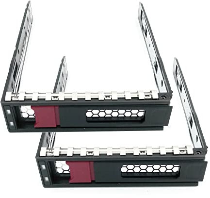 2-Pack BOWONG 3.5 inch LFF SAS SATA Hot Swap Hard Drive Caddy Tray Sled For HP ProLiant ML30 DL20 BL460c ML350 ML110 DL325 G10 Gen10 Server