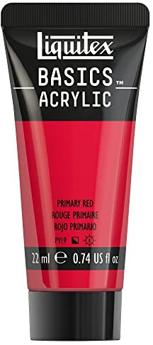 Liquitex Basics Acrylique Tube 22 ml Rouge Primaire ROW